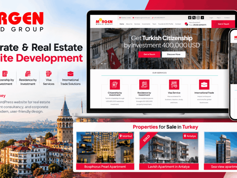 Real Estate Wordpress Website Showcase